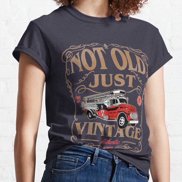 Retired Firefighter Gift For Old Fireman Fire Fighter Classic T-Shirt