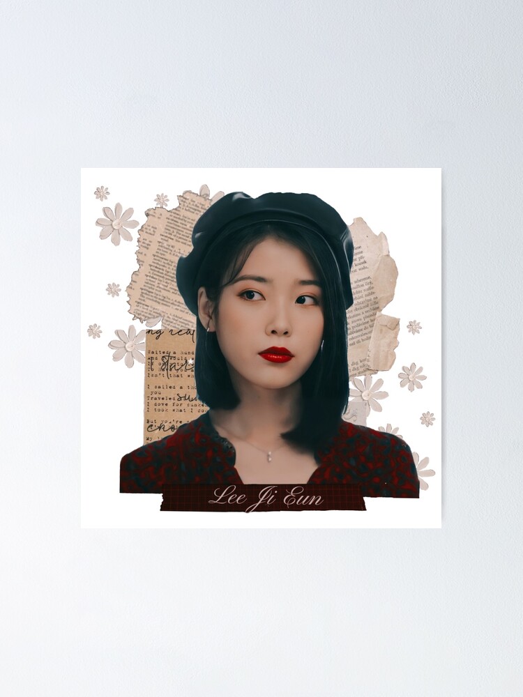 "SINGER IU LEE JI EUN" Poster for Sale by BuyKoreanStyle Redbubble