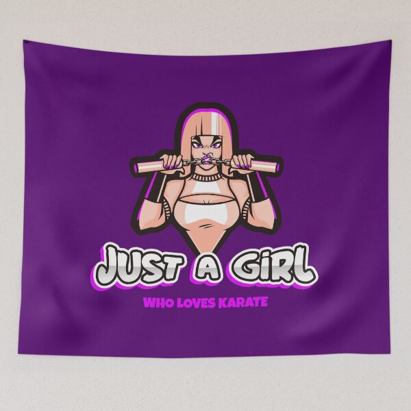 Item preview, Just a Girl Who Loves Karate designed and sold by Captivation.