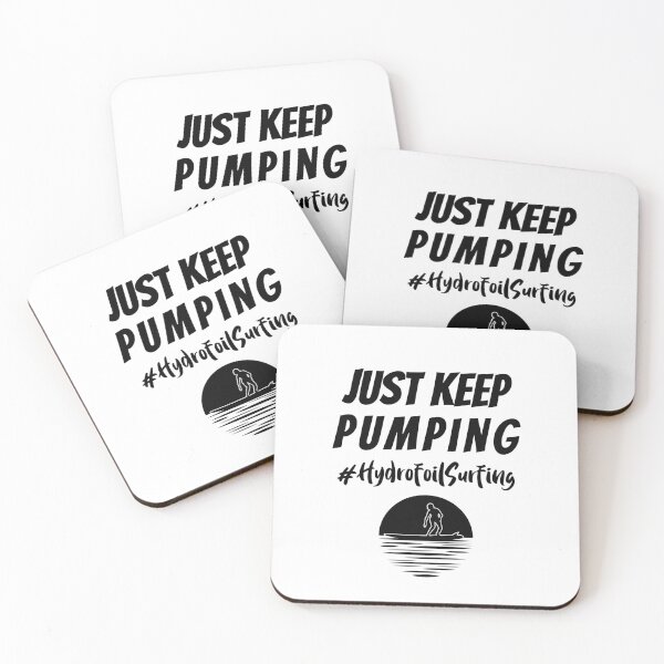 Item preview, Just Keep Pumping #HydrofoilSurfing designed and sold by EricJP.