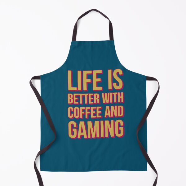 Item preview, life is better with coffee and gaming designed and sold by derryshop.