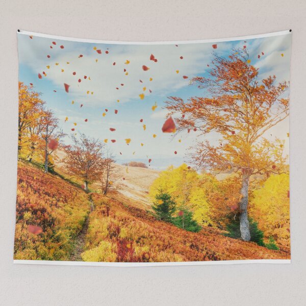 Item preview, Birch Forest In Autumn Season designed and sold by JTS STORE.