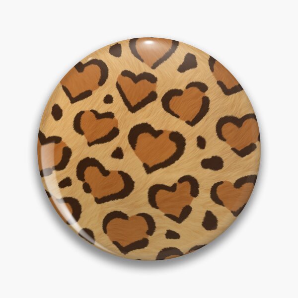 Aperçu de l'œuvre Cute & Wild - Imprimé léopard en forme de coeur créée et vendue par FabsDesign.