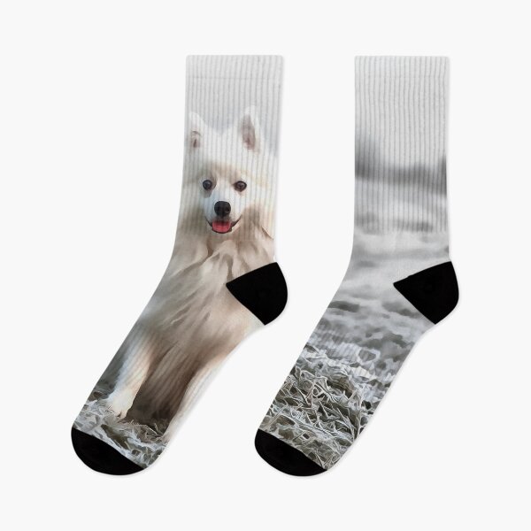 Item preview, American Eskimo Dog (Painting) designed and sold by cmphotographs.