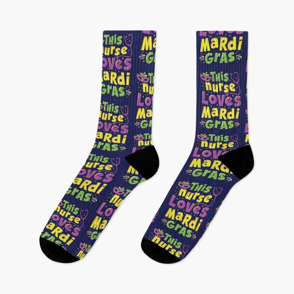 Item preview, This Nurse Loves Mardi Gras Cute Nursing Carnival Fat Tuesday designed and sold by jaygo.