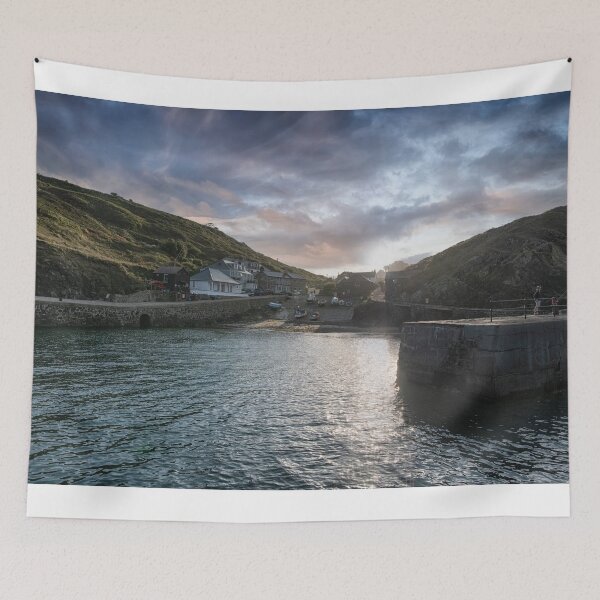 Item preview, Mullion Harbour  Cornwall designed and sold by kathleenjean.