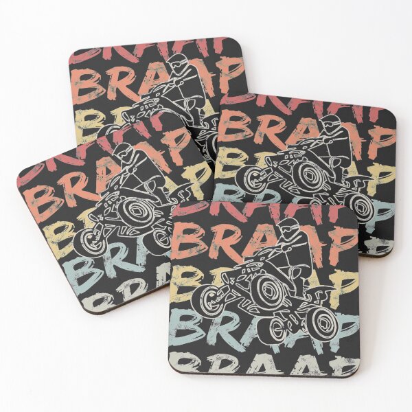 Item preview, Vintage Braap Quad Biker Gift I ATV Four designed and sold by Saiyarad.