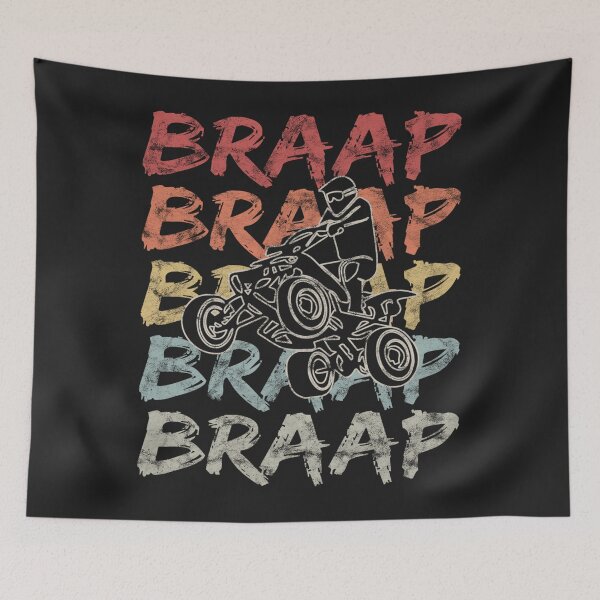 Item preview, Vintage Braap Quad Biker Gift I ATV Four designed and sold by Saiyarad.
