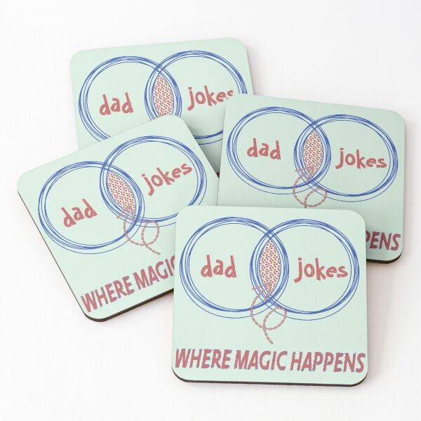 Item preview, Dad jokes funny Venn diagram designed and sold by SidTastic .