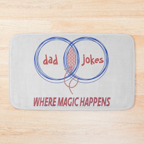 Item preview, Dad jokes funny Venn diagram designed and sold by SidTastic .
