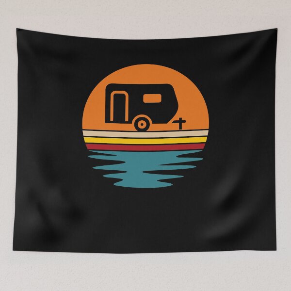 Item preview, Camper RV Road Trip Adventure Camping designed and sold by Emerg-Apparel.