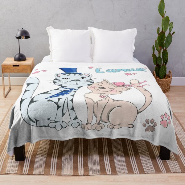 Artikelvorschau, Katzenpaar L'Amour Light Colors entworfen und verkauft von ClassySassyCats.