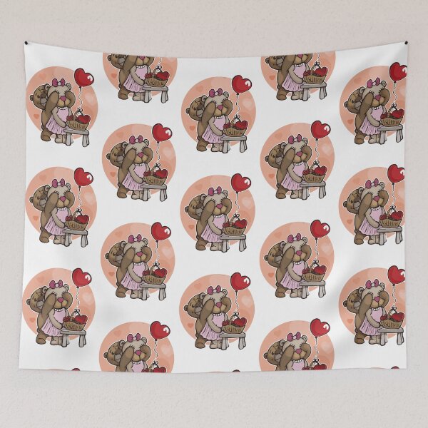 Item preview, Beautiful Teddies in Love designed and sold by WildingClan.