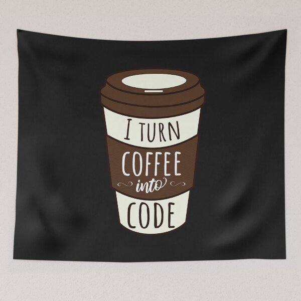 Item preview, I Turn Coffee Into Code designed and sold by aladdindesigns.