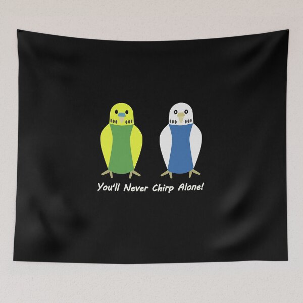 Item preview, Budgies YNCA, green-blue, male-female, front designed and sold by Cevetan.