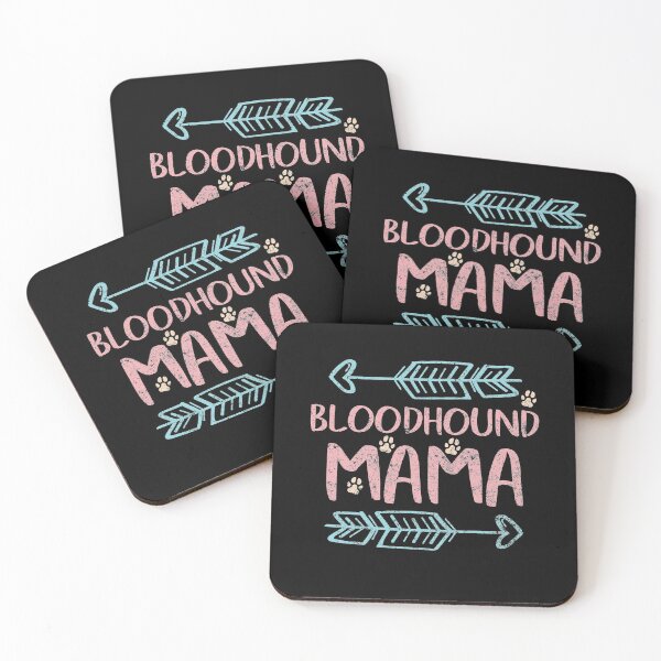 Artikelvorschau, Bloodhound Mama Shirt Bloodhound Liebhaber Besitzer Funny Dog Mom entworfen und verkauft von KuznecovaDesign.