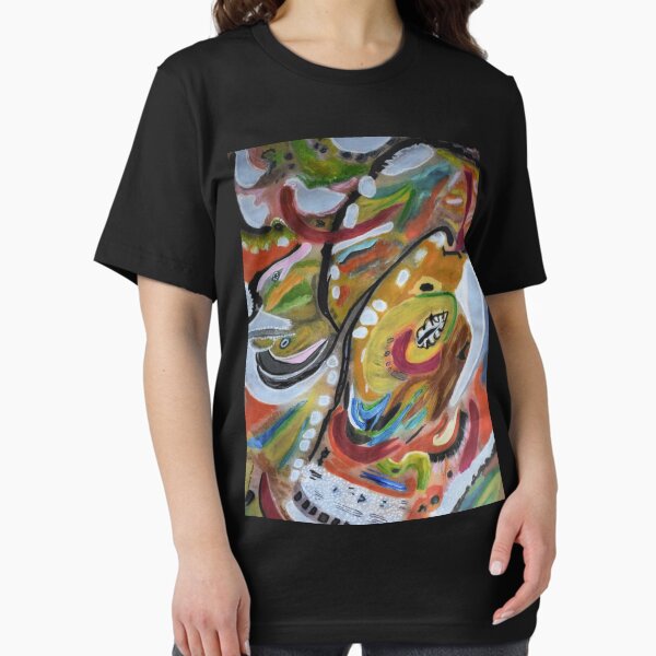 Item preview, Abstract Art Depicting Farm Yard Animals and Nature, Bright and Colourful designed and sold by HopeMerc.