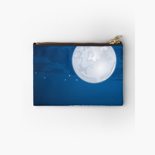 Item preview, Moonlight path on night sea water surface designed and sold by odrito.