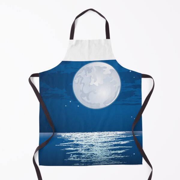 Item preview, Moonlight path on night sea water surface designed and sold by odrito.