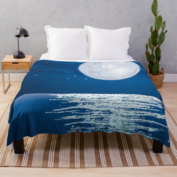 Item preview, Moonlight path on night sea water surface designed and sold by odrito.