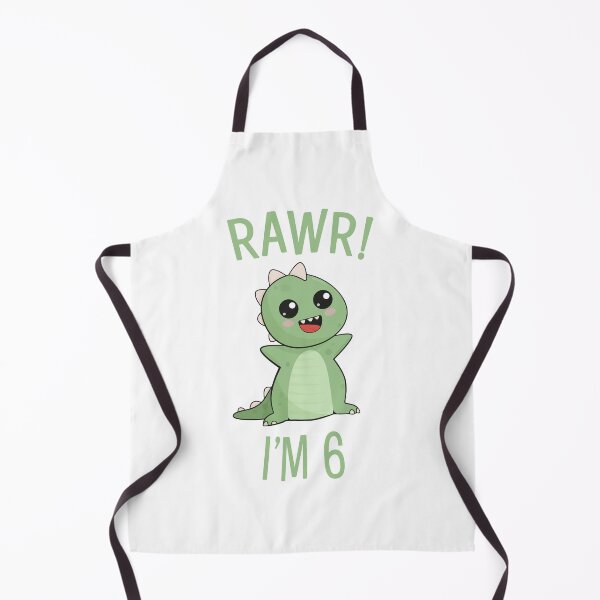 Item preview, Rawr! Cute Dinosaur - I'm 6 designed and sold by PaulSDesign.