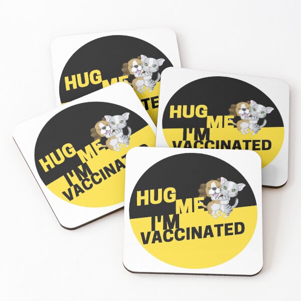 Item preview, Hug Me I am Vaccinated designed and sold by vishal100ni.