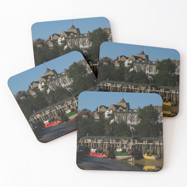 Item preview, Red, Green & Yellow Fishing Boats, Rye designed and sold by wiggyofipswich.