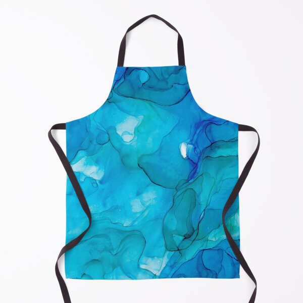 Item preview, Blue Alcohol Ink Abstract 131 Painting created by Herzart designed and sold by herzart.