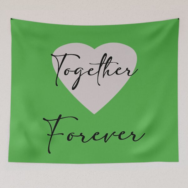 Item preview, Together Forever on green designed and sold by IslesArt.