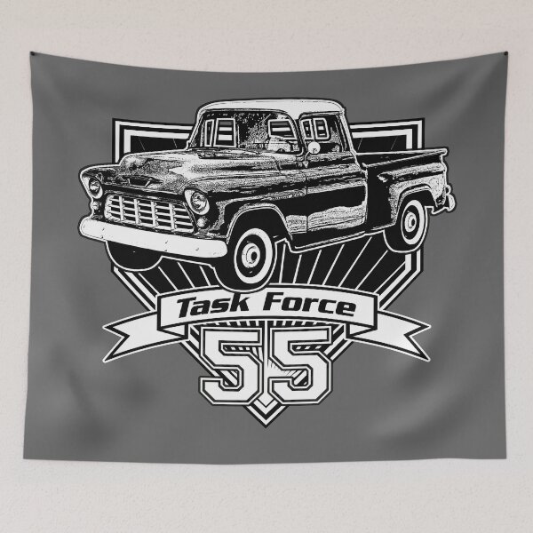 Item preview, 55 Chevy Truck Task Force  designed and sold by CoolCarVideos.