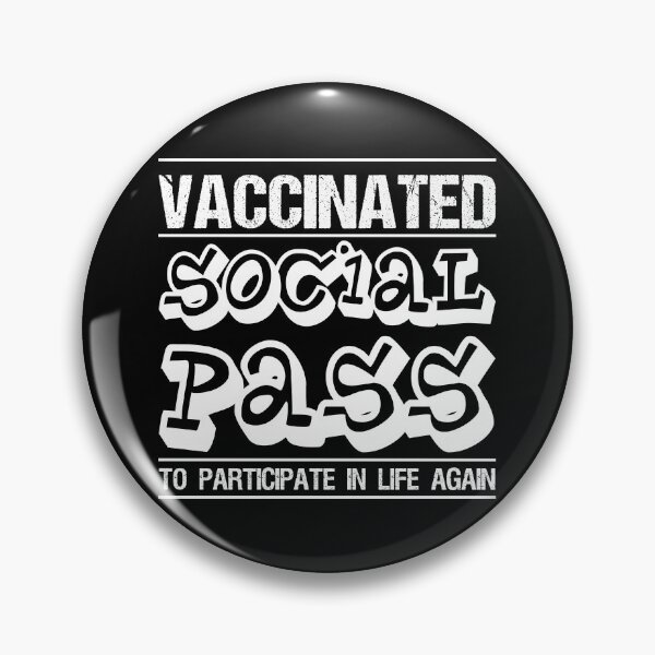 Item preview, Vaccinated - Social Pass to participate in life again - Vaccine, Vaccination Club Pub designed and sold by Dream-bubble.