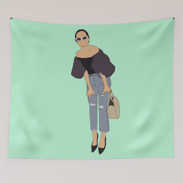 Item preview, Puffy blouse girl designed and sold by emilyvannooij.
