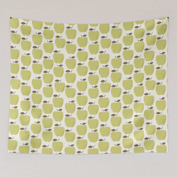 Item preview, Green Apples Pattern designed and sold by space-kitten.