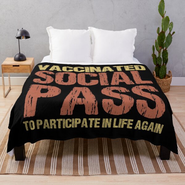 Item preview, Vaccinated - Social Pass to participate in life again - Vaccine, Vaccination Club Pub designed and sold by Dream-bubble.