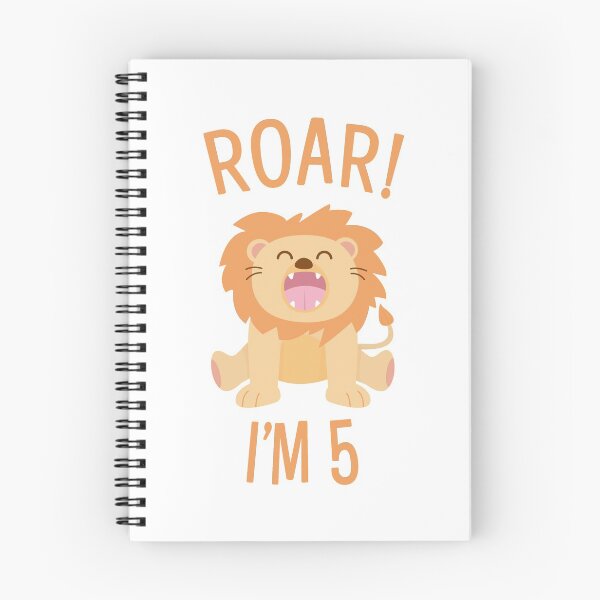 Item preview, Roar! Cute Lion - I'm 5 designed and sold by PaulSDesign.