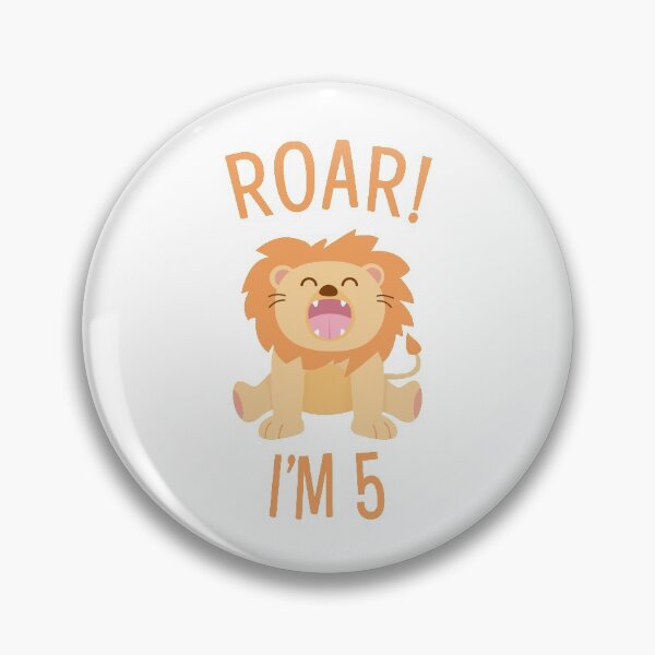 Item preview, Roar! Cute Lion - I'm 5 designed and sold by PaulSDesign.