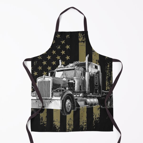 Item preview, Trucker American Flag Big Rig Semi Trailer Truck designed and sold by Saiyarad.