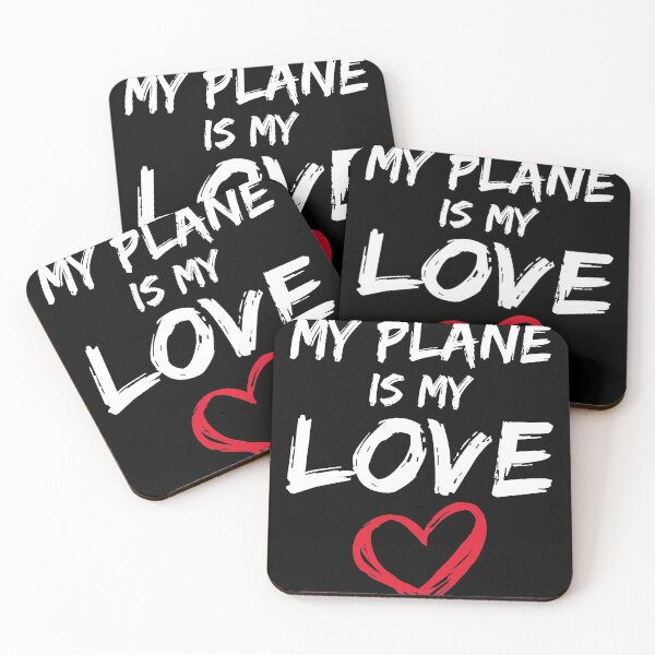 Item preview, Love Airplane Pilot Hobby Gift Idea designed and sold by Marco Damm.