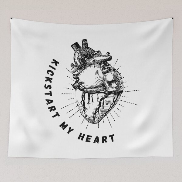 Item preview, Valentine's Day Heart Kickstart My Heart designed and sold by Nathalie Aynié.