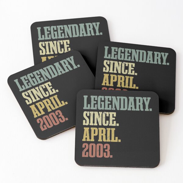 Item preview, Legendary Since April 2003 Birthday Gift Idea designed and sold by Marco Damm.