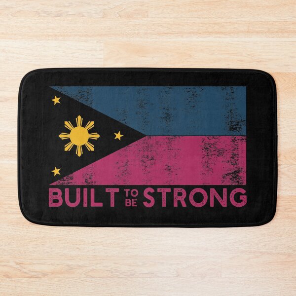 Item preview, "Built To Be Strong" Filipino Flag designed and sold by TatteredFaith.