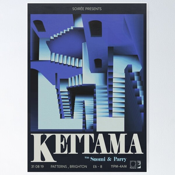 Artikel-Vorschau von Kettama Event Poster, designt und verkauft von Orchid Prints.