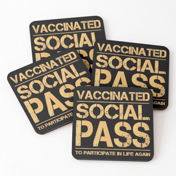 Item preview, Vaccinated - Social Pass to participate in life again - Vaccine, Vaccination Club Pub designed and sold by Dream-bubble.