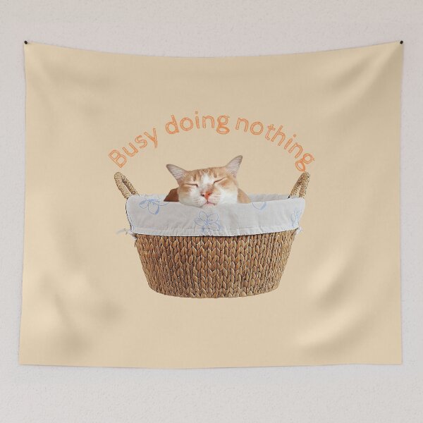 Item preview, Busy Doing Nothing (Laundry Basket) designed and sold by leBoosh-Designs.