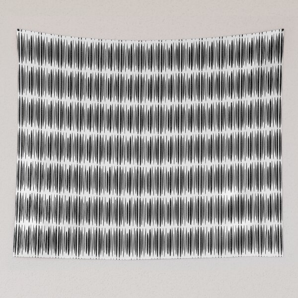 Item preview, Tribal black and white stitches - geometric pattern - neutral - abstract pattern designed and sold by smooshfaceutd.