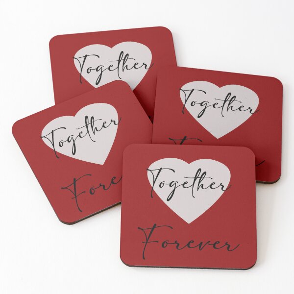 Item preview, Together Forever on red designed and sold by IslesArt.