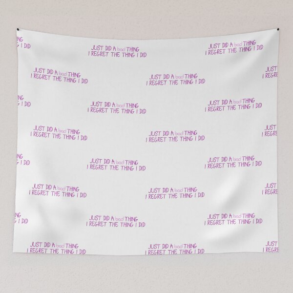 Item preview, Just Did a Bad Thing Pink designed and sold by Ginny 168.