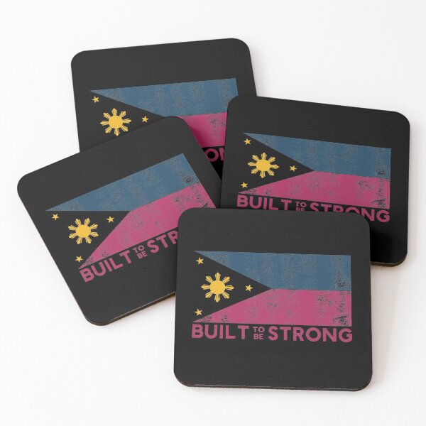 Artikelvorschau, Philippinische Flagge „Built To Be Strong“ entworfen und verkauft von TatteredFaith.