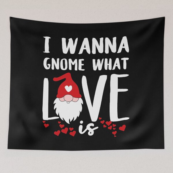 Item preview, Funny 80s Gnome Valentines Day Quote designed and sold by mlnana.