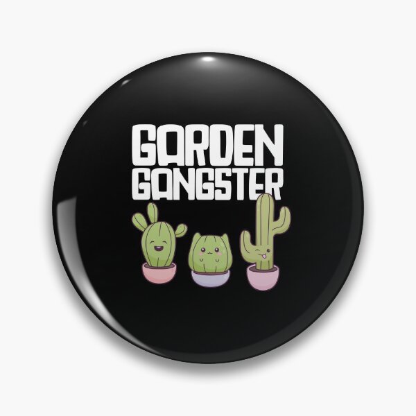 Item preview, Garden Gangster - Funny Gardening Cactus Gift designed and sold by biNutz.